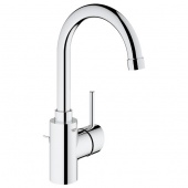 Смеситель для раковины GROHE Concetto с донным клапаном, высокий излив, 32629001 — фото, характеристики, купить в EJSK-CLIMBO