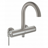 Смеситель для ванны GROHE Atrio New, настенный монтаж, суперсталь (32652DC3) — фото, характеристики, купить в EJSK-CLIMBO