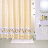 Штора для ванной комнаты 180*200 см полиэстер beige fresco Milardo — фото, характеристики, купить в EJSK-CLIMBO