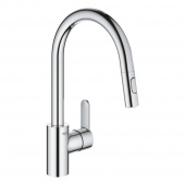 Смеситель для кухни GROHE Eurostyle Cosmopolitan, высокий излив, хром (31482003) — фото, характеристики, купить в EJSK-CLIMBO