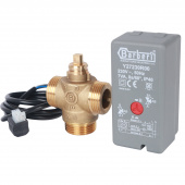 STOUT Компактный 3-Ходовой зональный клапан, сервопривод 230V, с кабелем 1м., НР 1" — фото, характеристики, купить в EJSK-CLIMBO