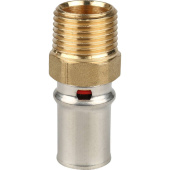 STOUT Переходник с наружной резьбой 1/2"х16 для металлопластиковых труб прессовой — фото, характеристики, купить в EJSK-CLIMBO