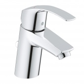 Смеситель для раковины GROHE Eurosmart с донным клапаном, S-size, 33265002 — фото, характеристики, купить в EJSK-CLIMBO