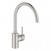Смеситель для кухни GROHE Concetto New с высоким изливом, суперсталь (32661DC3) — фото, характеристики, купить в EJSK-CLIMBO