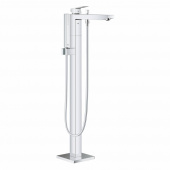Смеситель для ванны GROHE Eurocube, свободностоящий, с ручным душем, хром (23672001) — фото, характеристики, купить в EJSK-CLIMBO