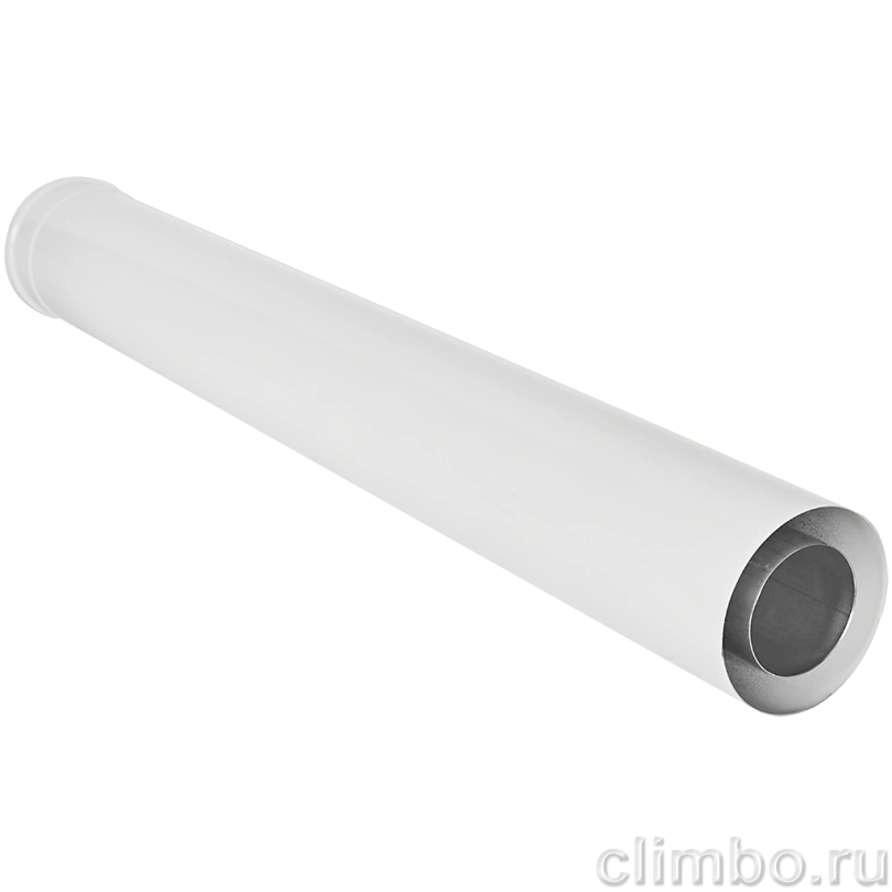 Удлинитель дымохода традиционный коаксиальный ROMMER D80(п-м)/125(м-п), L1000 — фото, детали конструкции
