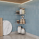 Полка трёхъярусная угловая, проволока стальная, хром, Грид (Grid), Milardo, GRICC3CM44 — фото, детали конструкции