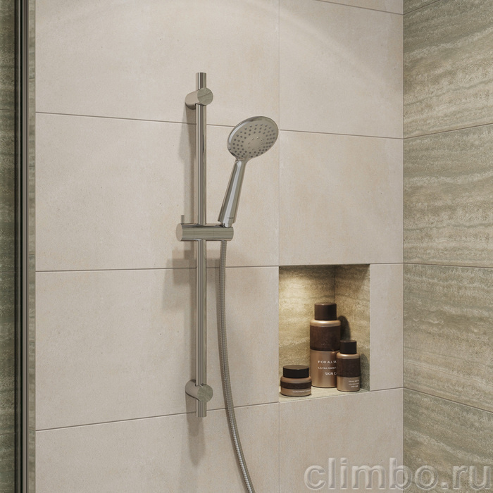 Лейка для душа, 3F, Эссеншл (Essential), Milardo, 3803F10M18 — фото, детали конструкции