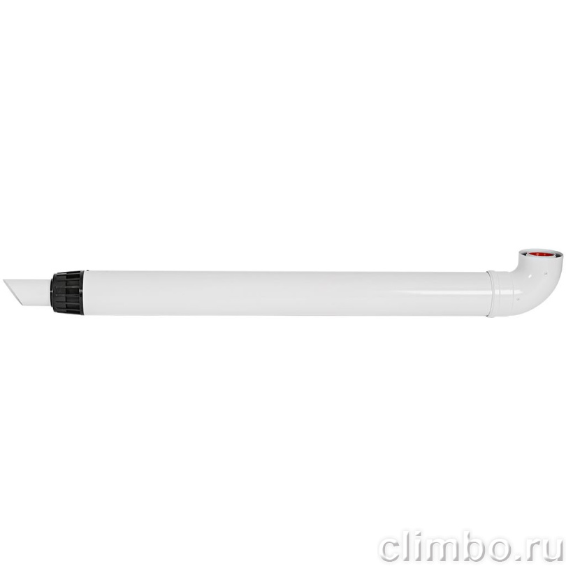 Комплект дымохода традиционный ROMMER RCA-6010 АНТИЛЕД УНИВЕРСАЛЬНЫЙ D60/100, L1220 (кроме Immergas и Navien Deluxe 75/100) однонаправленный — фото, детали конструкции