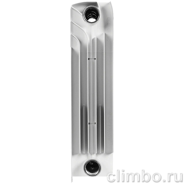 Радиатор биметаллический STOUT TITAN 350 12 секций боковое подключение (белый RAL 9016) — фото, детали конструкции