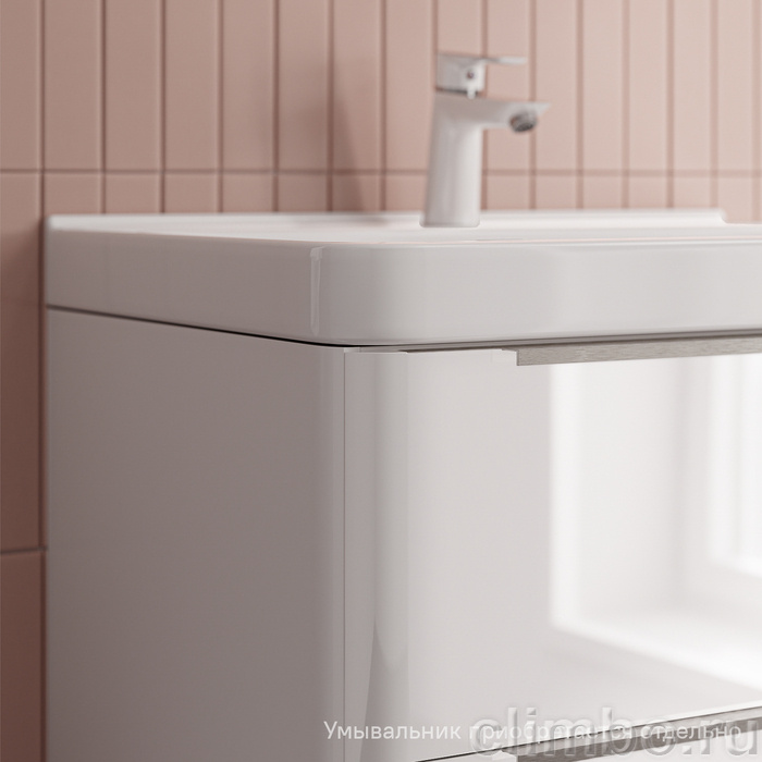 Тумба подвесная, 70 см, белый, Клауд Икс (Cloud X), IDDIS, CLX70W0i95 подходит умыв. 0177000i28 — фото, детали конструкции
