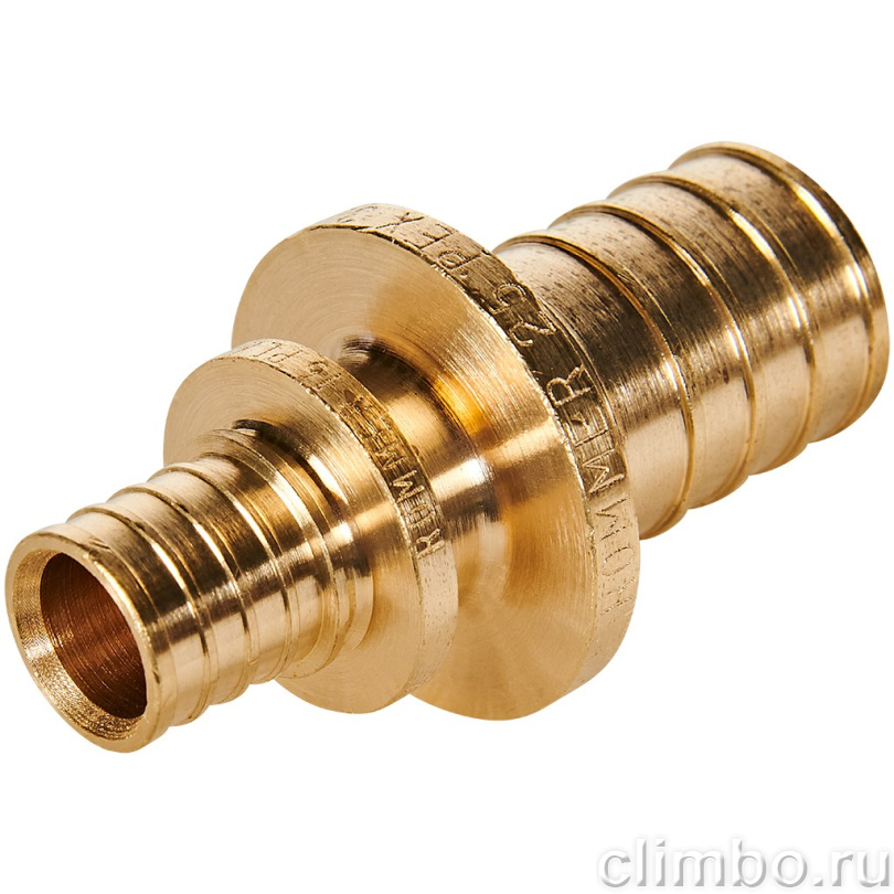 Муфта соединительная переходная ROMMER 25x16 для труб из сшитого полиэтилена аксиальный — фото, детали конструкции