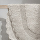 Коврик для ванной комнаты, 70x120, овал, хлопок, кремовый, IDDIS, DSOL01Ci12 — фото, детали конструкции