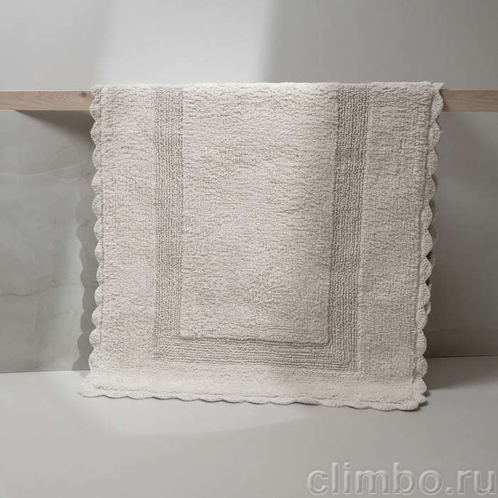 Коврик для ванной комнаты, 70x120, прямоугольный, хлопок, кремовый, IDDIS, DSQL01Ci12 — фото, детали конструкции
