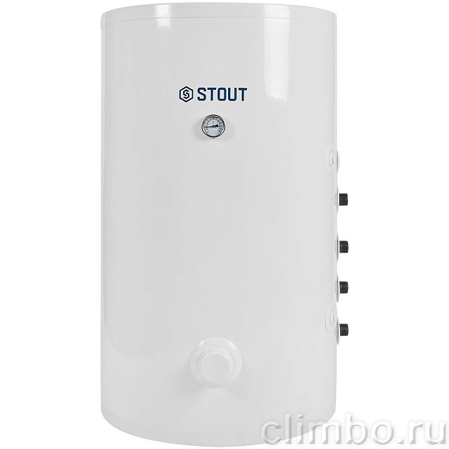 SWH-2210-R00200 STOUT OptiBase бойлер косвенного нагрева настенный 200 л, 40 кВт, с возм. уст. ТЭН, правое подключение — фото, детали конструкции