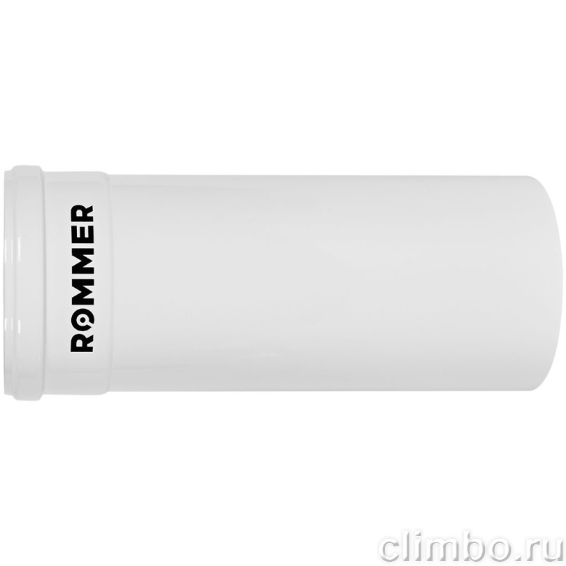 Удлинитель дымохода ROMMER INOX Line традиционный коаксиальный D60/100, L 250мм — фото, детали конструкции