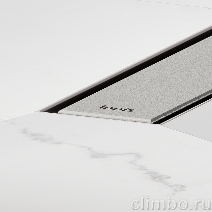 Лоток душевой, сифон 360, комбинированный затвор, двухсторонняя решетка, 800мм, хром, IDDIS, 975B8SB00DZ — фото, детали конструкции