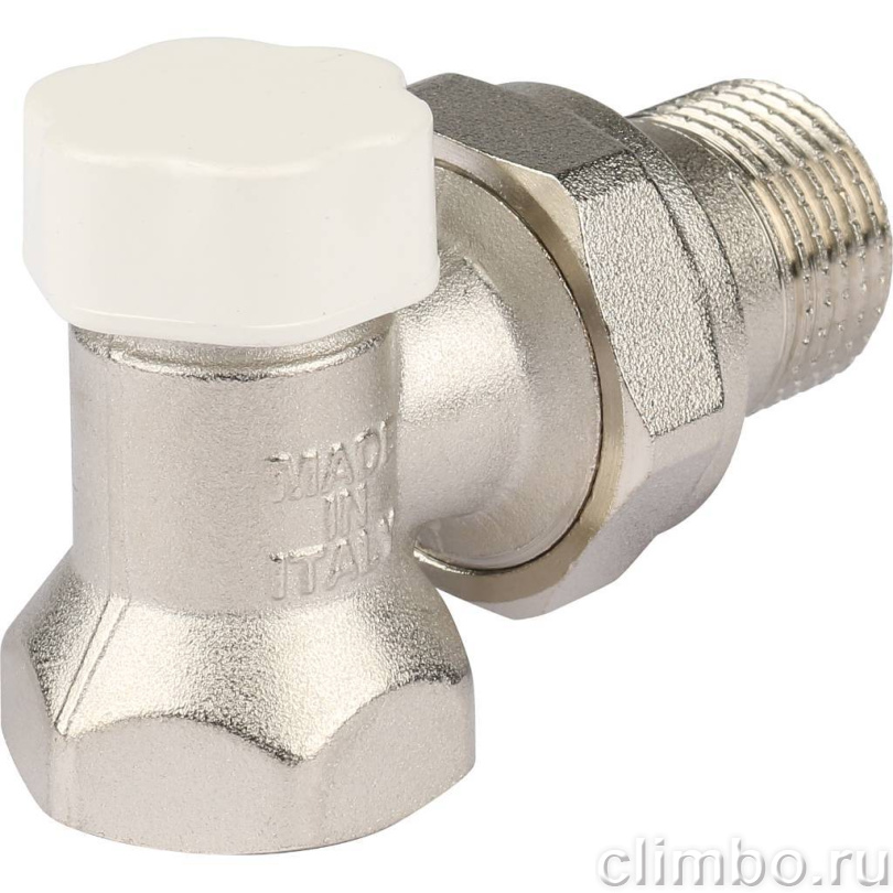 STOUT SVL Клапан запорно-балансировочный, угловой 1/2" — фото товара