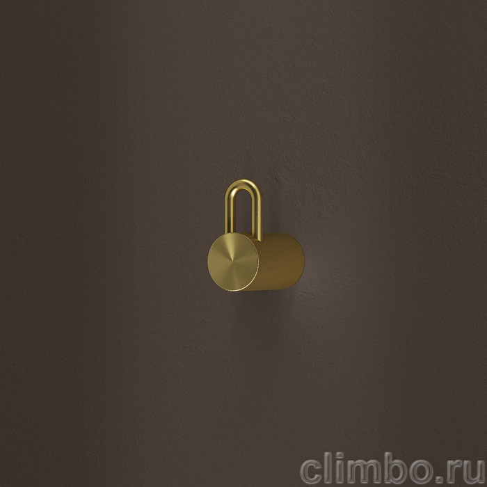 Крючок одинарный, нержавеющая сталь, Дюна (Duna), золото матовое, IDDIS, DUNMG10i41 — фото, детали конструкции