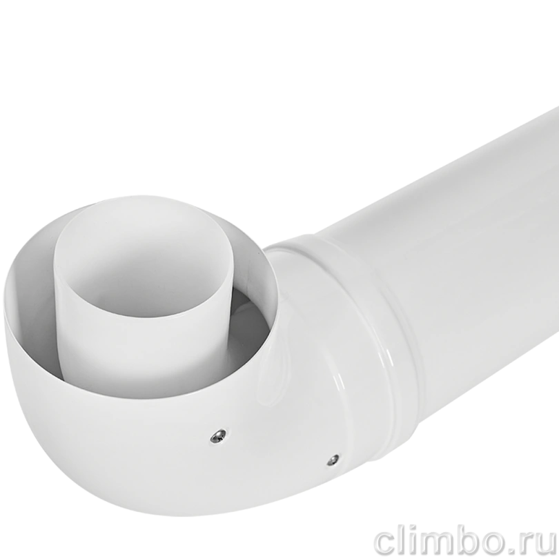 Комплект дымохода конденсационный ROMMER D80/125, L800 — фото, детали конструкции