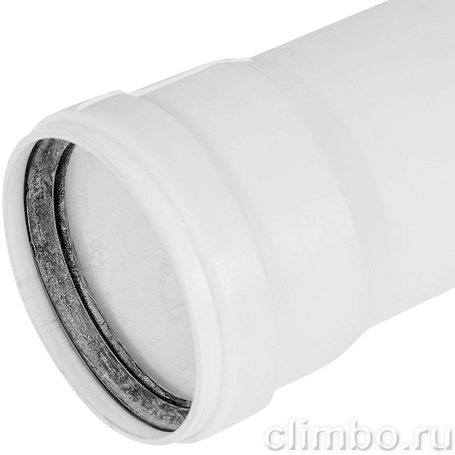 STOUT Удлинитель дымохода конденсац. D80(п-м), L1000 — фото, детали конструкции