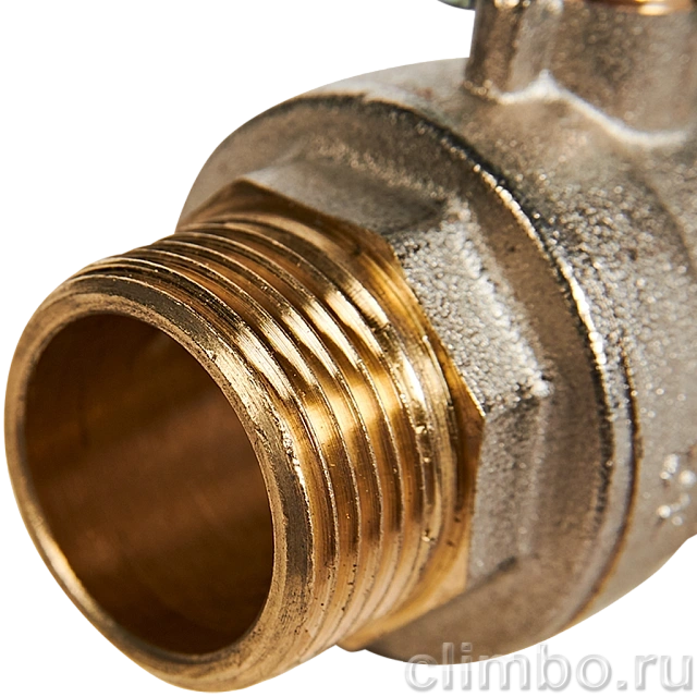 Кран шаровой полнопроходной STOUT НР/НР ручка рычаг 3/4 — фото, детали конструкции