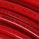 PEX-a труба STOUT 16х2,0 (бухта 100 метров) из сшитого полиэтилена с кислородным слоем, красная — фото, детали конструкции