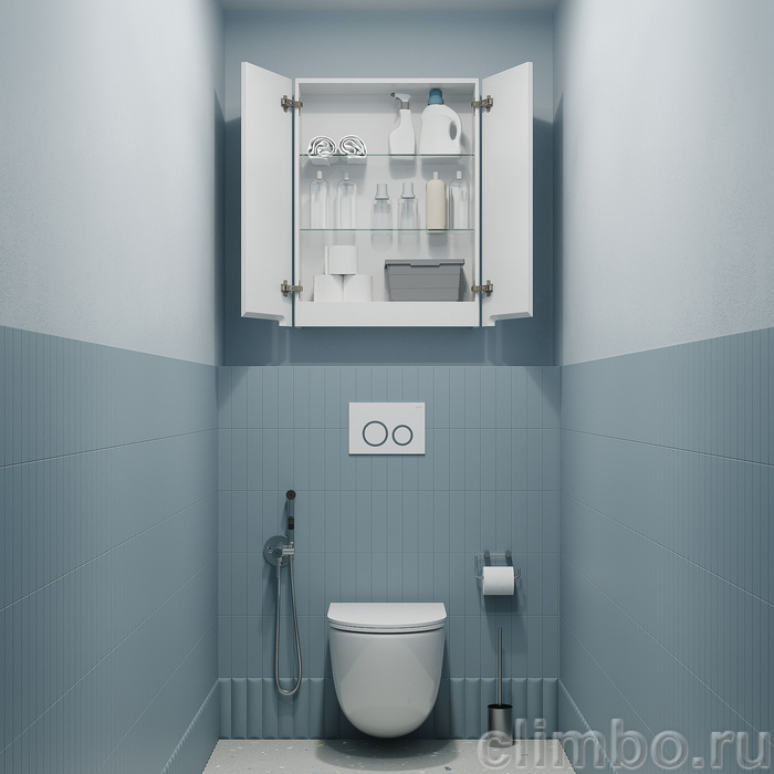 Шкаф подвесной, 60 см, белый, Эдифис (Edifice), IDDIS, EDI60W0i97 — фото, детали конструкции