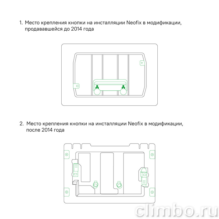 Клавиша смыва, механическая, золото матовое, Юнификс (Unifix), IDDIS, UNIS2MGi77 — фото, детали конструкции
