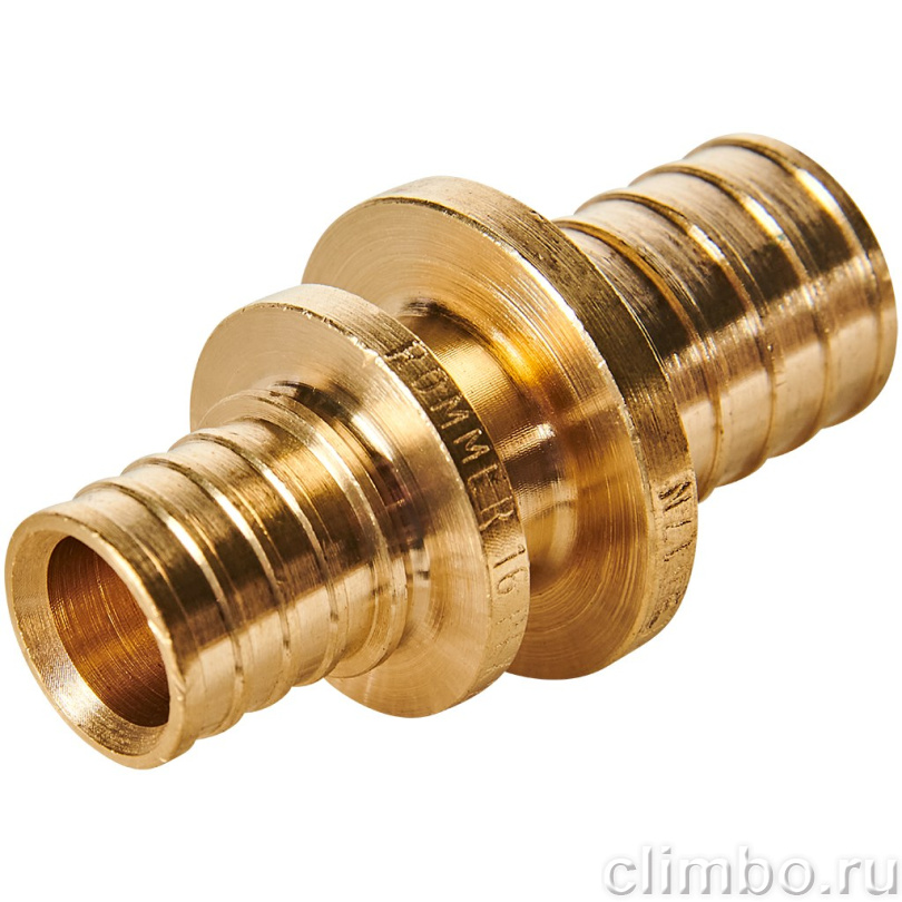 Муфта соединительная переходная ROMMER 20x16 для труб из сшитого полиэтилена аксиальный — фото, детали конструкции