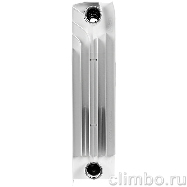 Радиатор биметаллический STOUT TITAN 350 11 секций боковое подключение (белый RAL 9016) — фото, детали конструкции