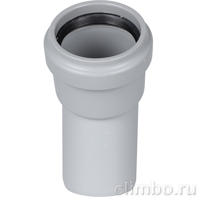 Отвод канализационный бесшумный STOUT D58х30° — фото, детали конструкции