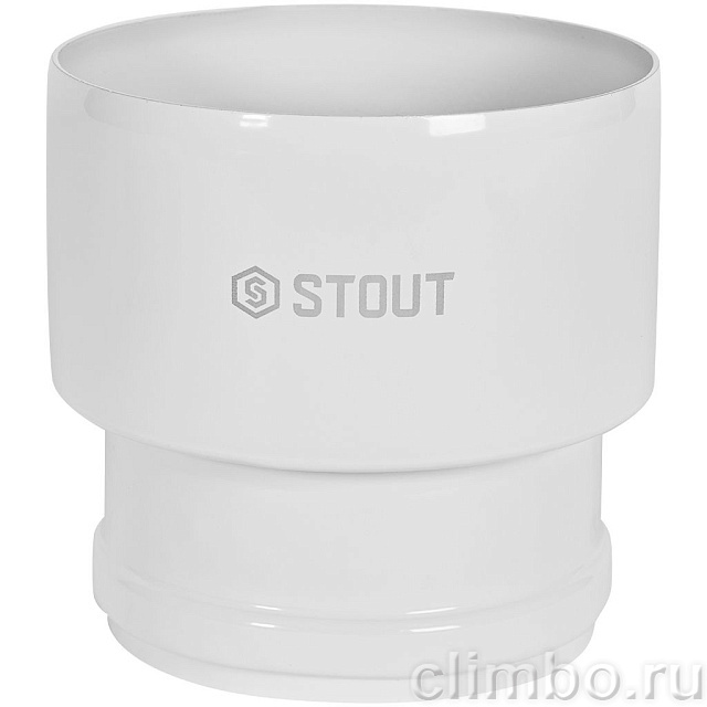 STOUT SCR-8125-000007 STOUT Адаптер соединительный традиц. переход с D100(м) на D125(п) — фото, детали конструкции