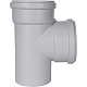 Тройник канализационный бесшумный STOUT D110x110/ 87,5° — фото, детали конструкции