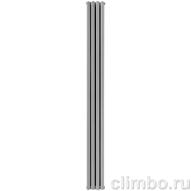 Радиатор алюминиевый STOUT Anteprima 2000 4 секции универсальное подключение (серый) — фото, детали конструкции