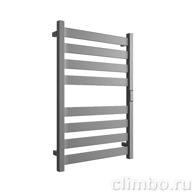 Полотенцесушитель STOUT электрический GRUNGE quadro 80*50 Графит — фото, детали конструкции