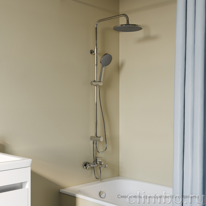 Душевой гарнитур с верхней лейкой, хром, Зодиак Икс (Zodiac X), IDDIS, ZDX3F0Ci76 — фото, детали конструкции