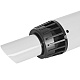 Комплект дымохода традиционный ROMMER RCA-6010 АНТИЛЕД УНИВЕРСАЛЬНЫЙ D60/100, L1000 (кроме Immergas и Navien Deluxe 75/100) однонаправленный — фото, детали конструкции