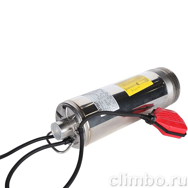 Насос колодезный STOUT кабель 20 м, 230V, Q=90 л/мин, H=34 м — фото, детали конструкции
