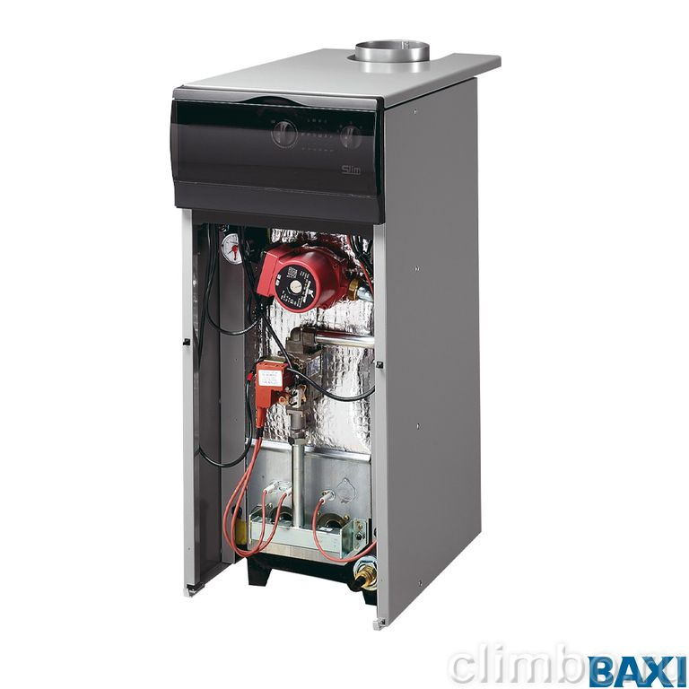Напольный одноконтурный газовый котел с чугунным теплообменником BAXI SLIM 1.150 i — фото товара