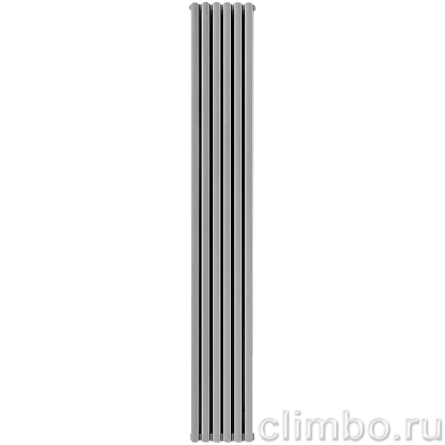 Радиатор алюминиевый STOUT Anteprima 2000 6 секции универсальное подключение (серый) — фото, детали конструкции
