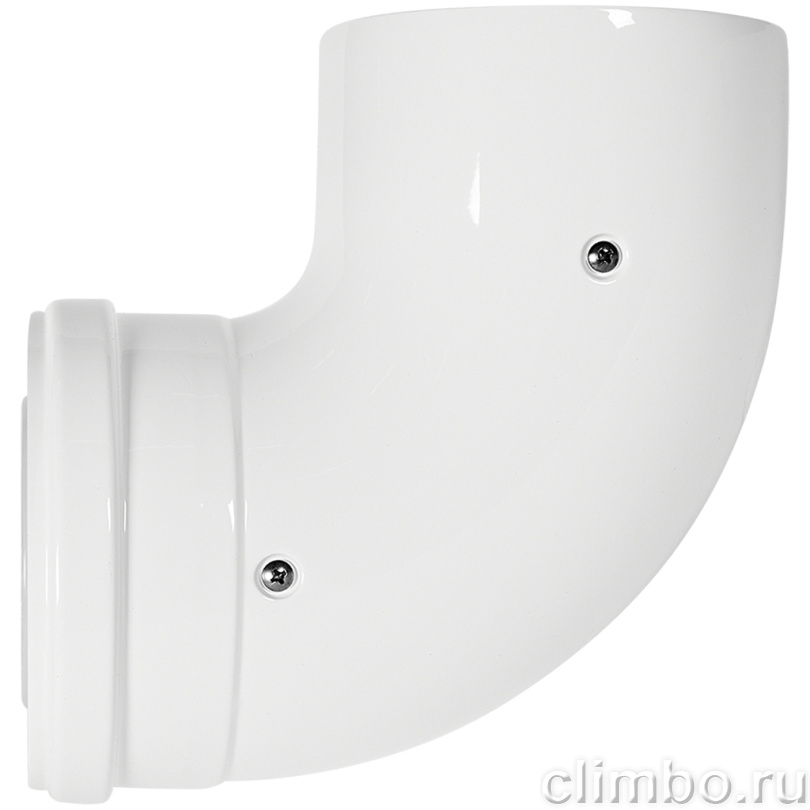 Отвод 90° конденсационный коаксиальный ROMMER D80(п-м)/125(п-м) — фото, детали конструкции