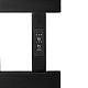 Полотенцесушитель электрический STOUT NEOSOUL quadro 100*50 Черный матовый — фото, детали конструкции