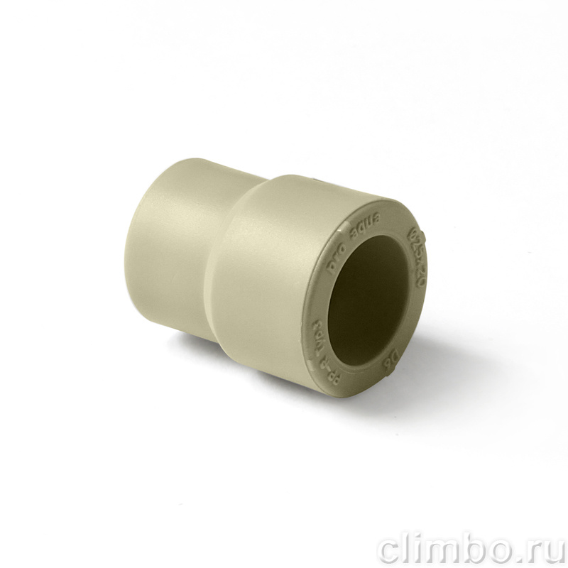 PROAQUAPPR PP-R Муфта переходная Н-В Серая  50-40 — фото товара