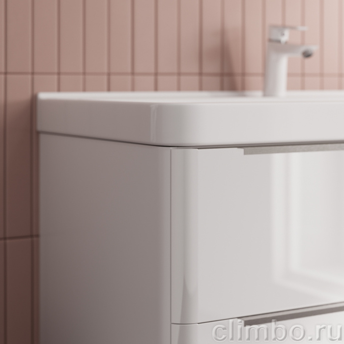 Тумба с умывальником, подвесная, 100 см, белый, Клауд Икс (Cloud X), IDDIS, CLX10W0i95K подходит умыв. 0171000i28 — фото, детали конструкции