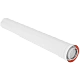Удлинитель дымохода конденсационный коаксиальный ROMMER D80(п-м)/125(м-п), L1000 — фото, детали конструкции