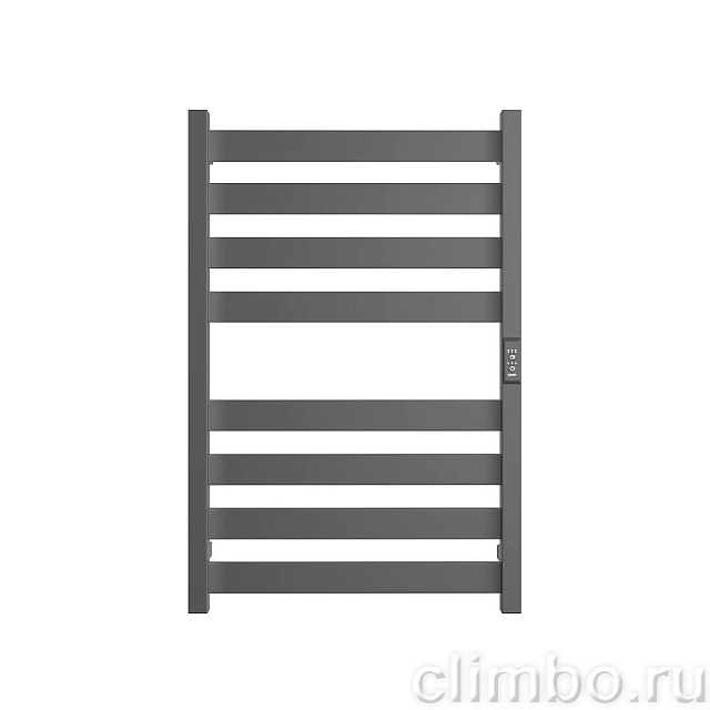 Полотенцесушитель STOUT электрический GRUNGE quadro 80*50 Графит — фото, детали конструкции