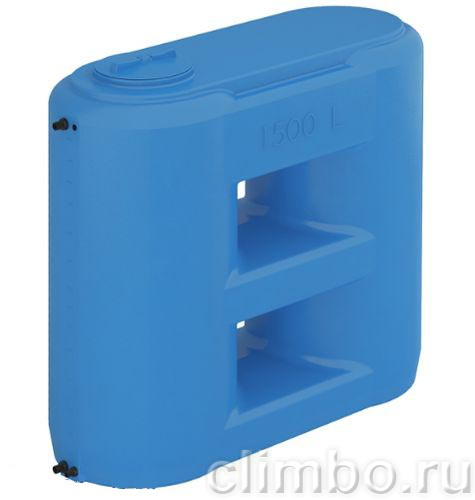Бак для воды Aquatech Combi W-2000 (синий) с поплавком — фото товара