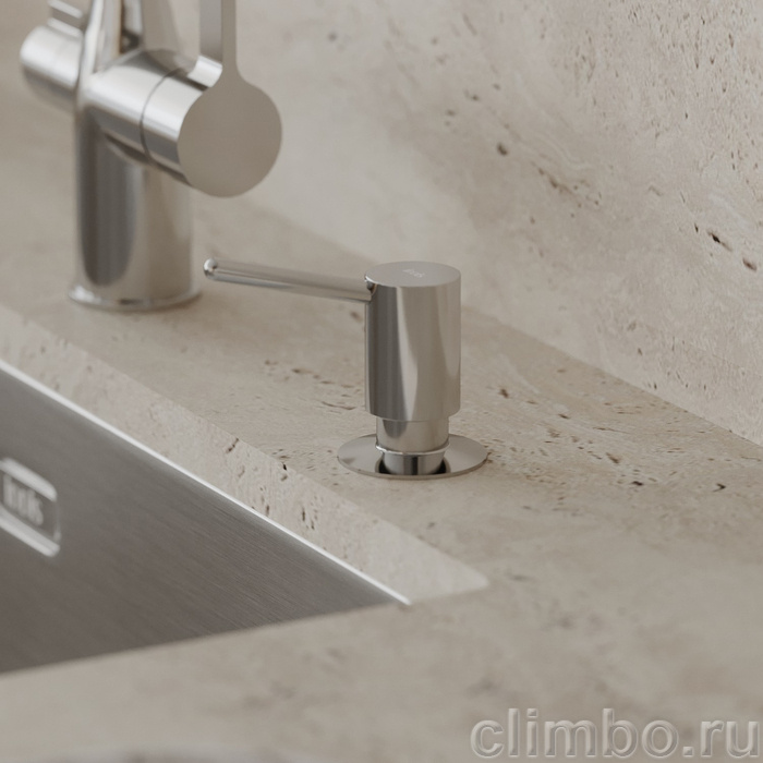 Дозатор, латунь, хром, Китчен Лайн (Kitchen Line), IDDIS, SDISB00i59 — фото, детали конструкции