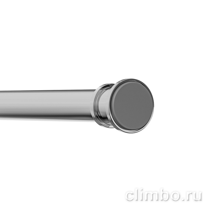 Карниз для ванной комнаты, 110-200 см, хром глянцевый, Элеганте (Elegante), IDDIS, RSC0120i14 — фото, детали конструкции